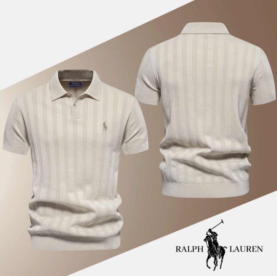 Men's Textured Knit Polo RL
